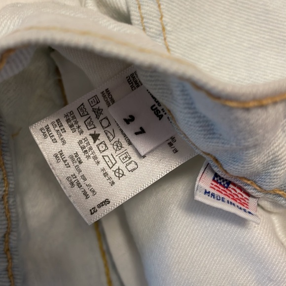 American Apparel Light Wash Jean Shorts Size 27 - Picture 4 of 4